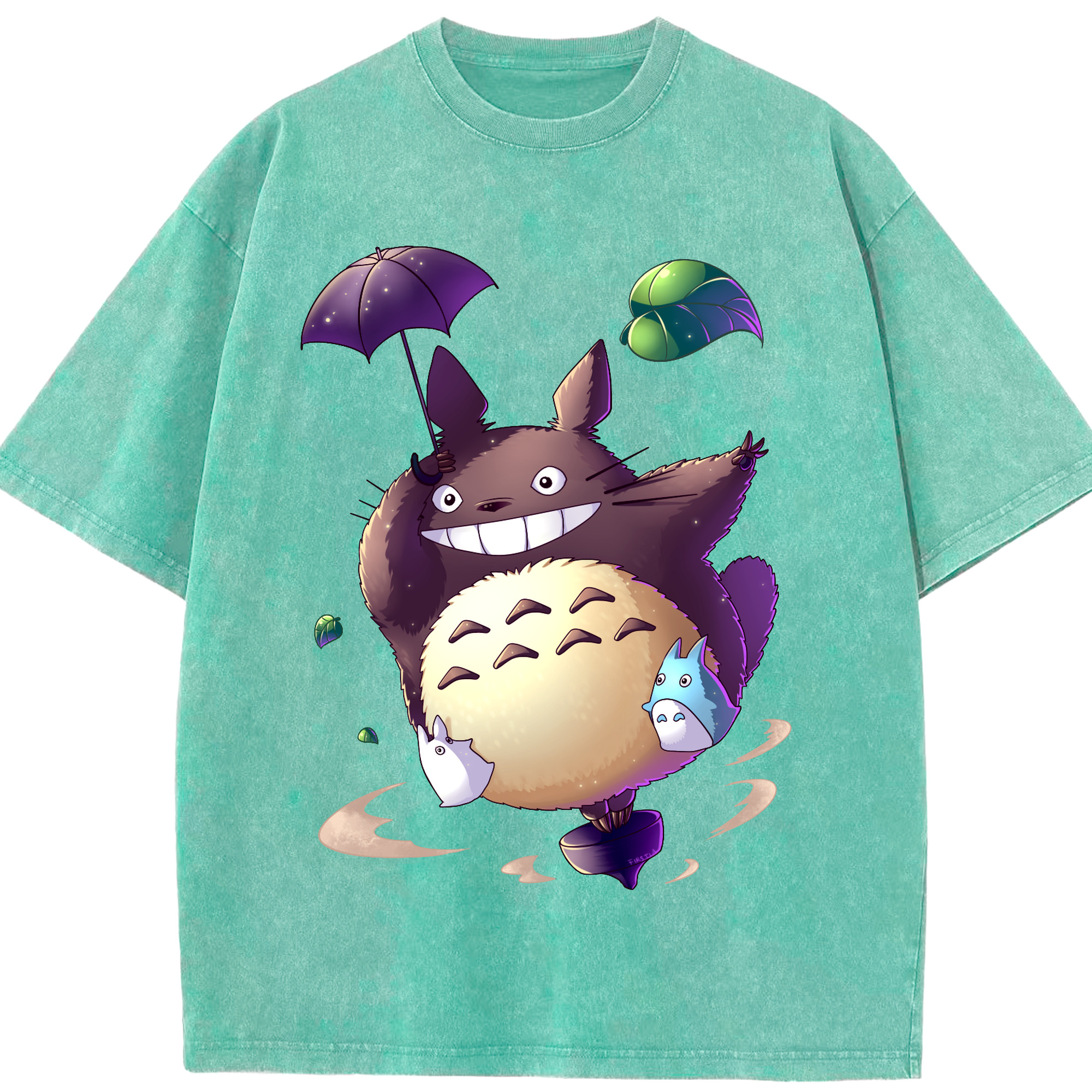 （画像用） となりのトトロ 草壁メイ 草壁サツキ My Neighbor Totoro Satsuki Kusakabe Mei Kusakabe 綿100% ヴィンテージ風 半袖Tシャツ（フロントプリント）